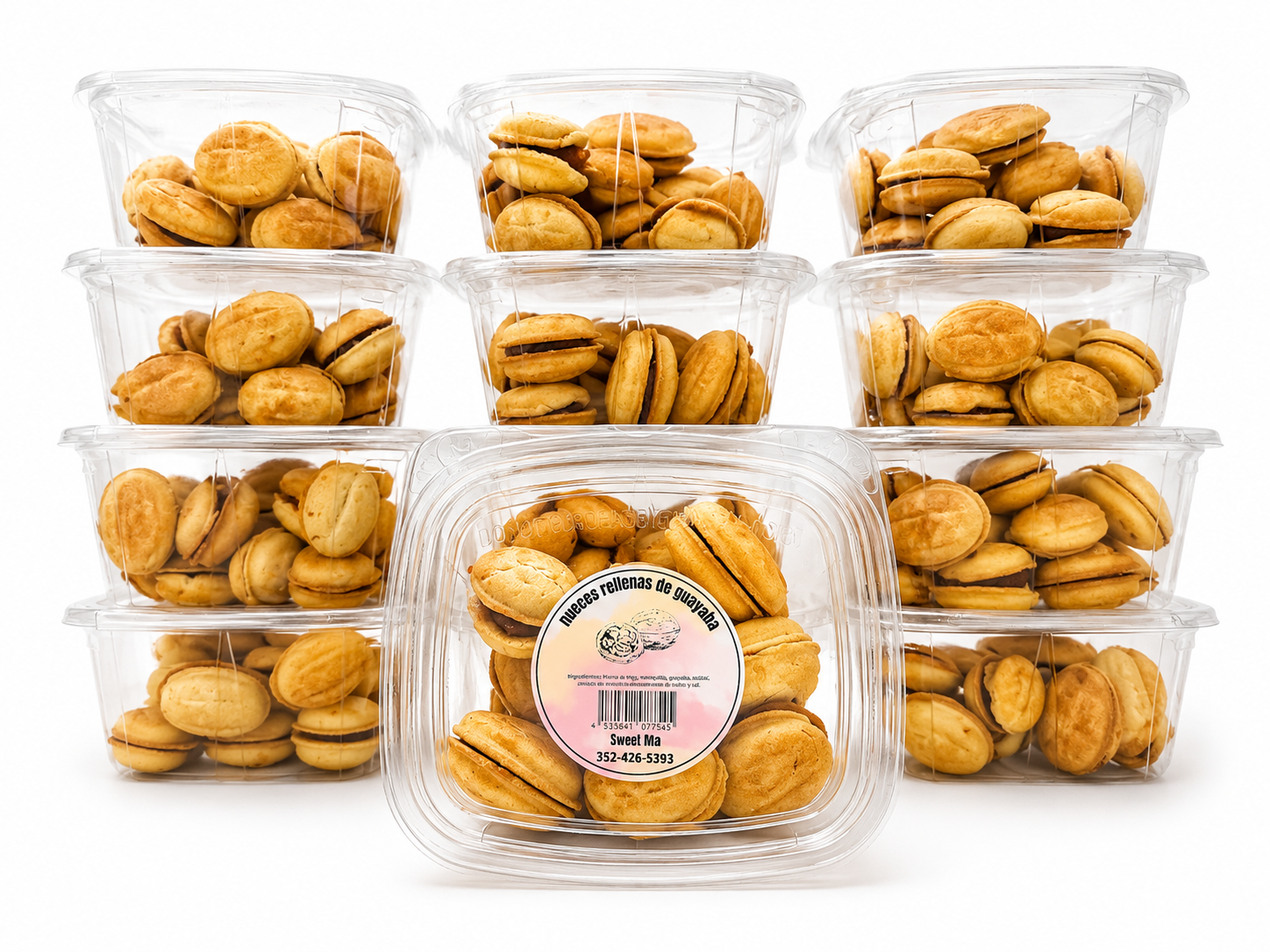 Nueces cubanas rellenas